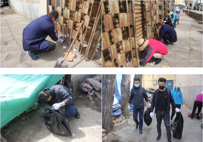 中共青海省第三建筑工程有限公司支部委員會開展“黨旗領(lǐng)航，愛衛(wèi)同行”主題黨日活動
